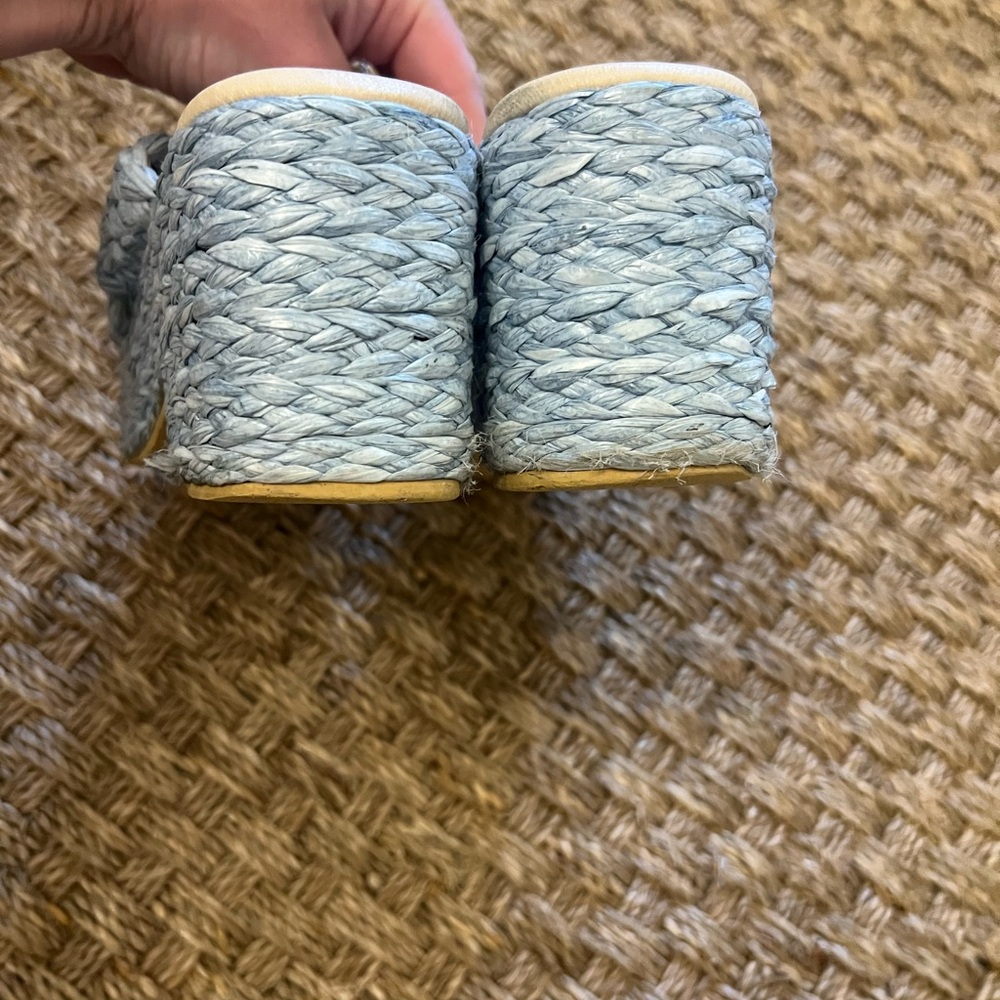 BEACH Platform Raffia Mules - Picture 3 of 4